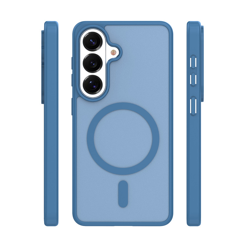 Mag Matt case for Samsung Galaxy S26 Plus dark blue big hole - Billede 3