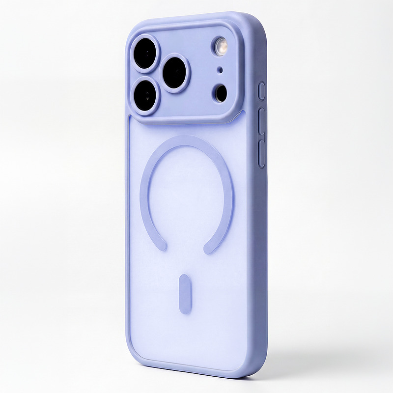 Mag Matt case for Samsung Galaxy S25 Ultra light blue camera protection - Billede 4