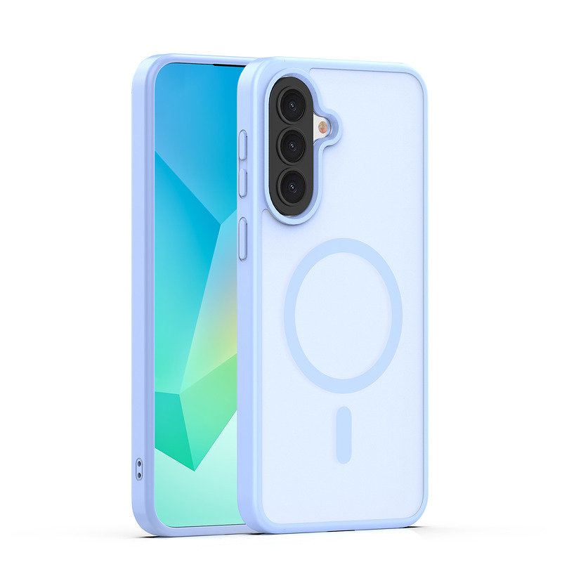 Mag Matt case for Samsung Galaxy A37 5G light blue big hole