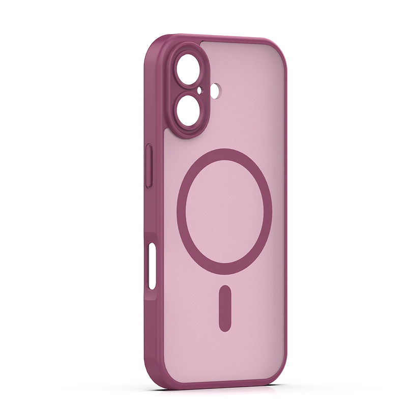 Mag Matt case for iPhone 17 6,3" / 18 6,3" maroon camera protection - Billede 2