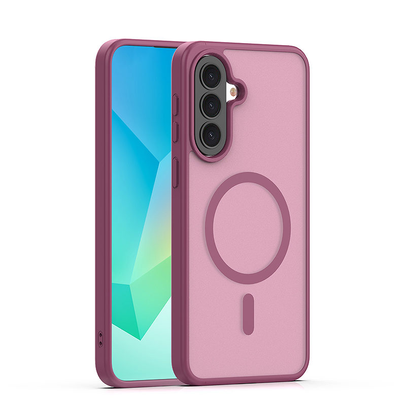 Mag Matt case for Samsung Galaxy A37 5G maroon big hole