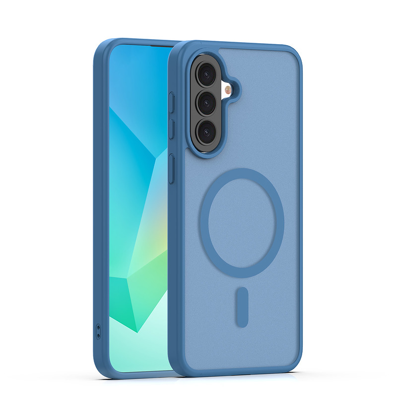 Mag Matt case for Samsung Galaxy A57 dark blue big hole