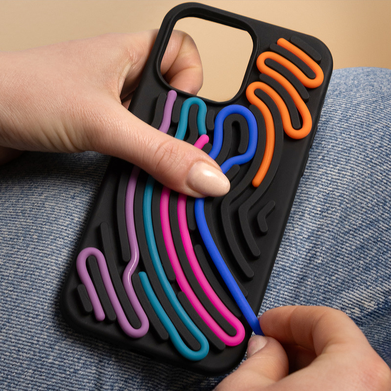 DIY Snake case for iPhone 16 6,1" black - Billede 4