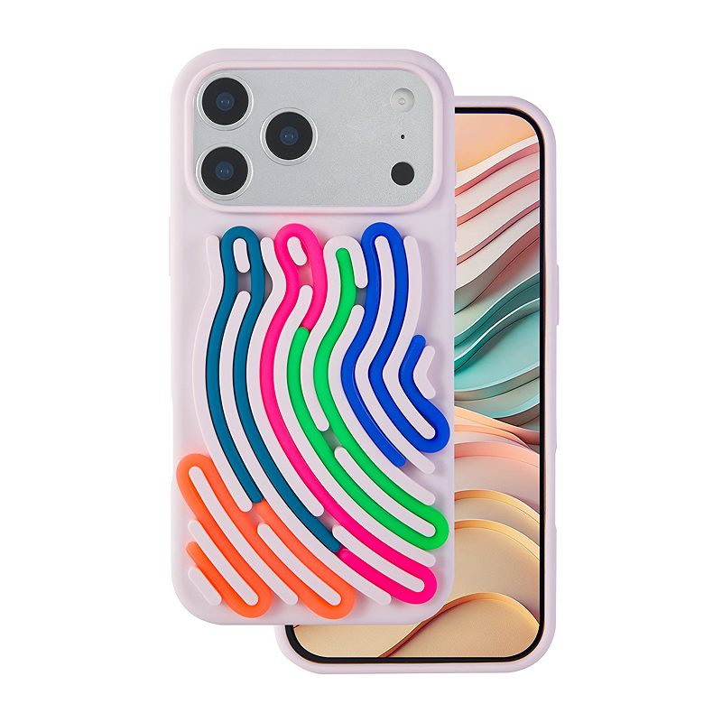 DIY Snake case for iPhone 17 Pro Max 6,9" pink