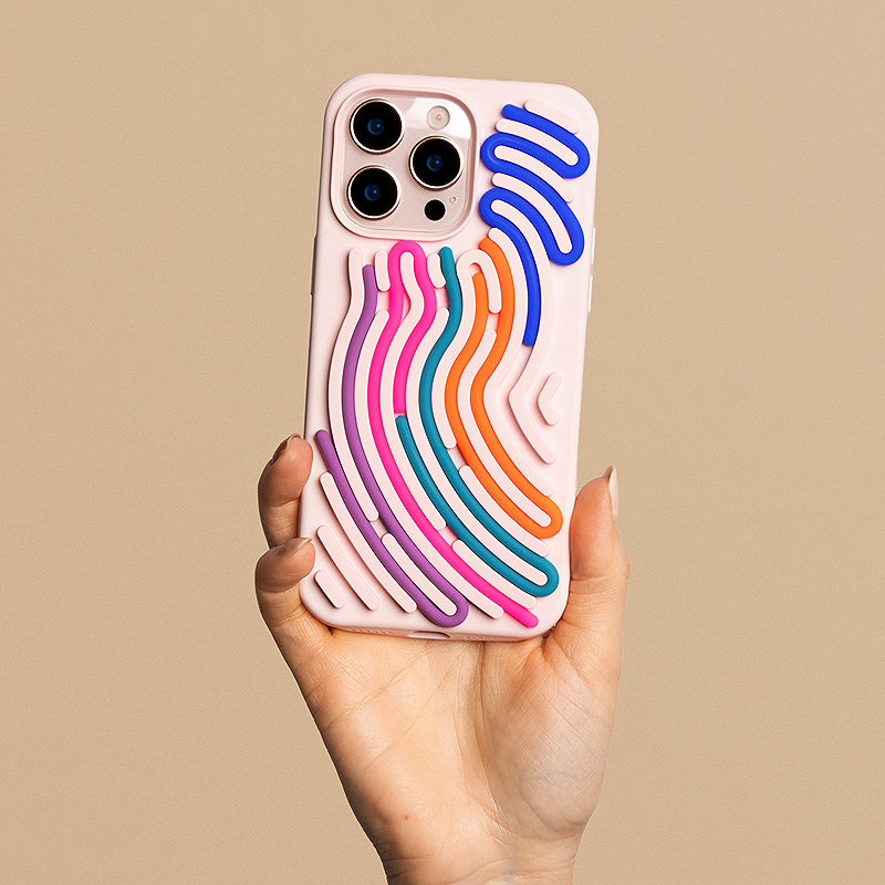 DIY Snake case for iPhone 17 Pro Max 6,9" pink - Billede 2