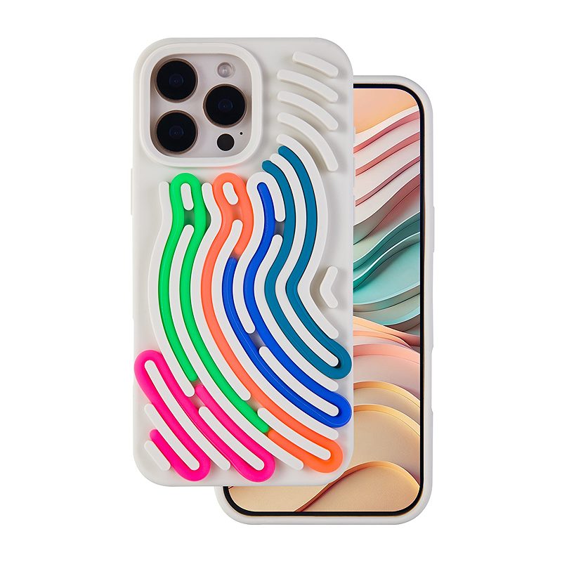 DIY Snake case for iPhone 15 Pro 6,1" beige
