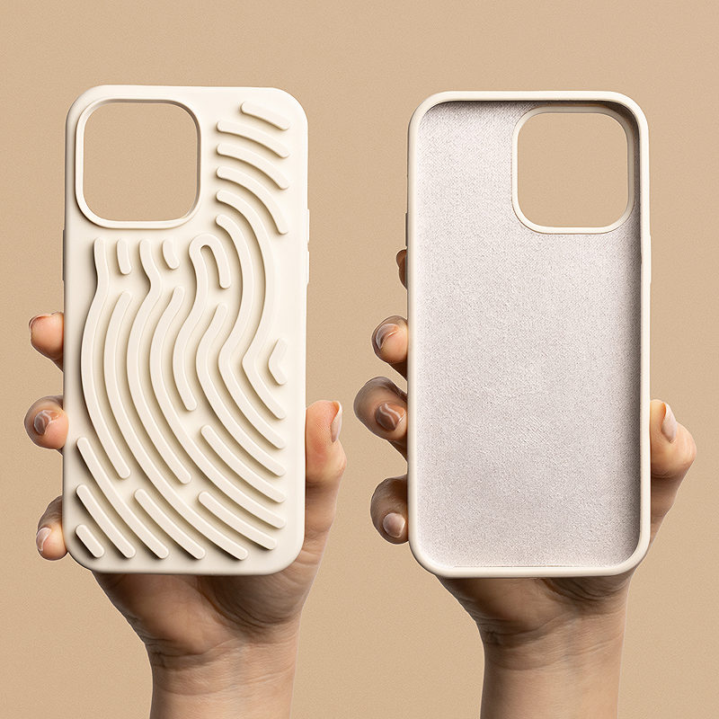 DIY Snake case for iPhone 15 Pro 6,1" beige - Billede 3