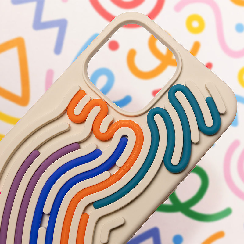 DIY Snake case for iPhone 15 Pro 6,1" beige - Billede 5