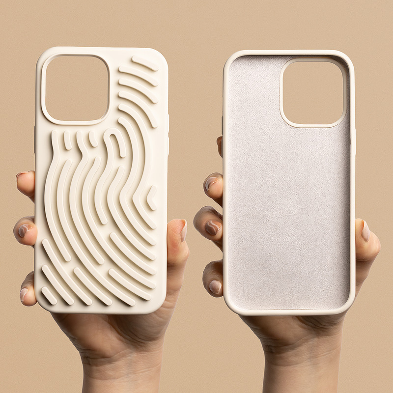 DIY Snake case for iPhone 16 Pro Max 6,9" beige - Billede 3