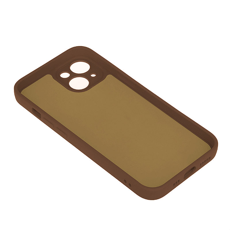 Silicon case for iPhone 17 Pro Max 6,9" brown - Billede 3