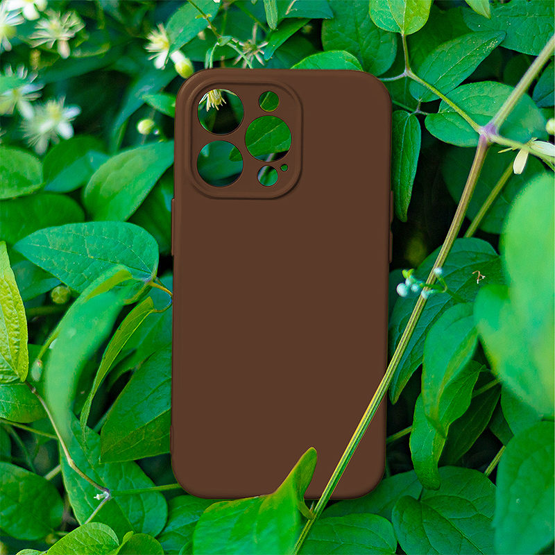 Silicon case for iPhone 17 Pro Max 6,9" brown - Billede 4