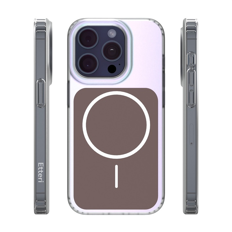 Etteri Hidden Pearl case for iPhone 15 Pro 6,1" brown - Billede 3