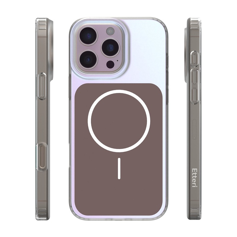 Etteri Hidden Pearl case for iPhone 16 Pro Max 6,9" brown - Billede 3