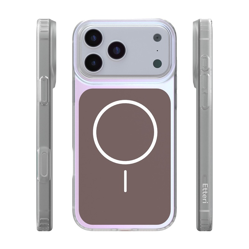 Etteri Hidden Pearl case for iPhone 17 Pro Max / 18 Pro Max 6,9" brown - Billede 3