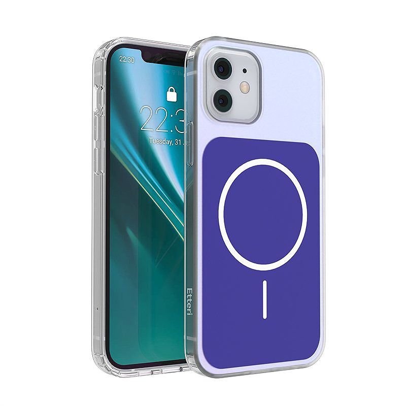 Etteri Hidden Pearl case for iPhone 12 / 12 Pro 6,1'' dark blue