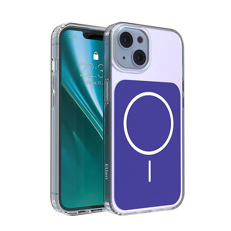 Etteri Hidden Pearl case for iPhone 14 6,1" dark blue