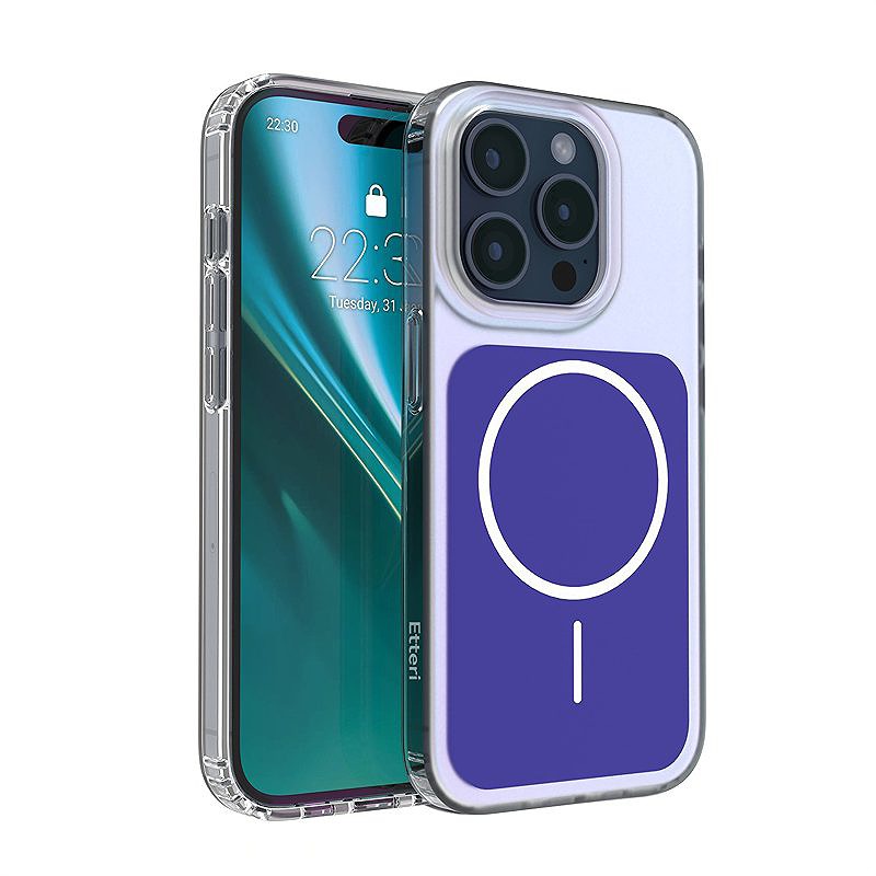 Etteri Hidden Pearl case for iPhone 15 Pro 6,1" dark blue