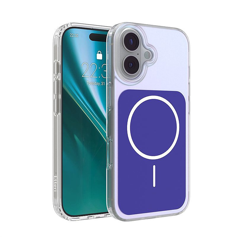 Etteri Hidden Pearl case for iPhone 17 6,3" dark blue
