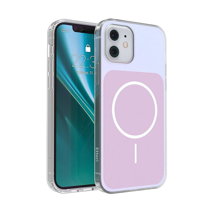 Etteri Hidden Pearl case for iPhone 12 / 12 Pro 6,1'' pink