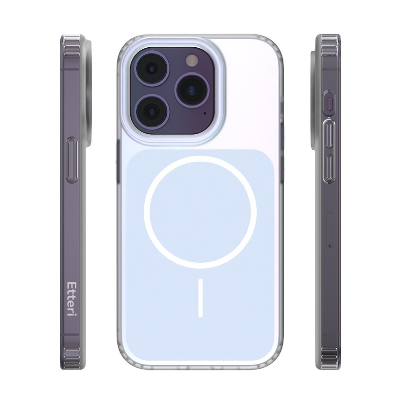 Etteri Hidden Pearl case for iPhone 14 Pro 6,1" light blue - Billede 3