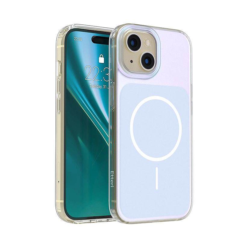 Etteri Hidden Pearl case for iPhone 15 6,1" light blue