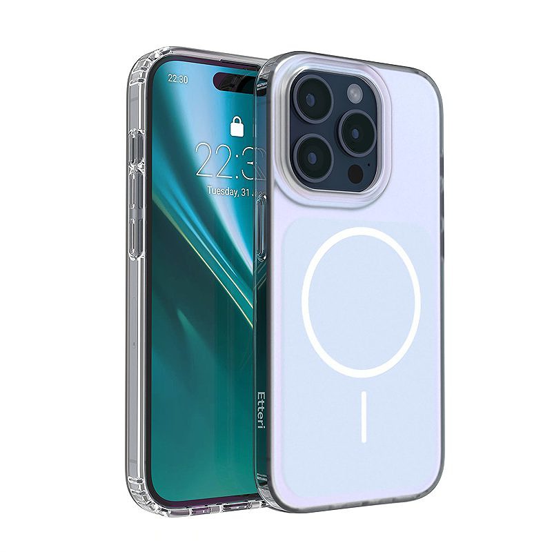 Etteri Hidden Pearl case for iPhone 15 Pro 6,1" light blue