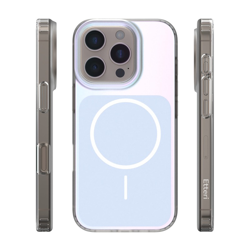 Etteri Hidden Pearl case for iPhone 16 Pro 6,3" light blue - Billede 3