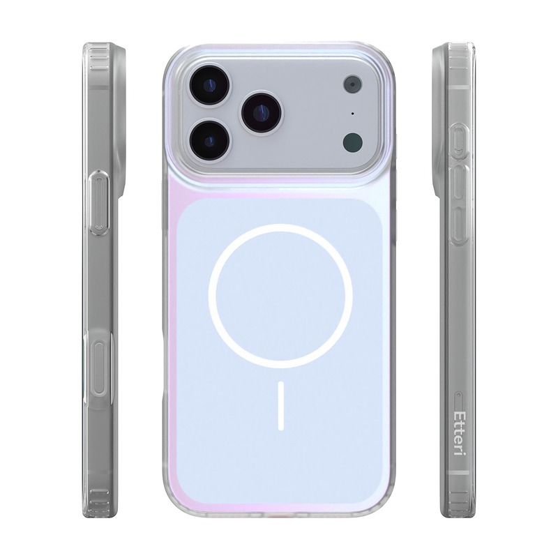 Etteri Hidden Pearl case for iPhone 17 Pro Max / 18 Pro Max 6,9" light blue - Billede 3