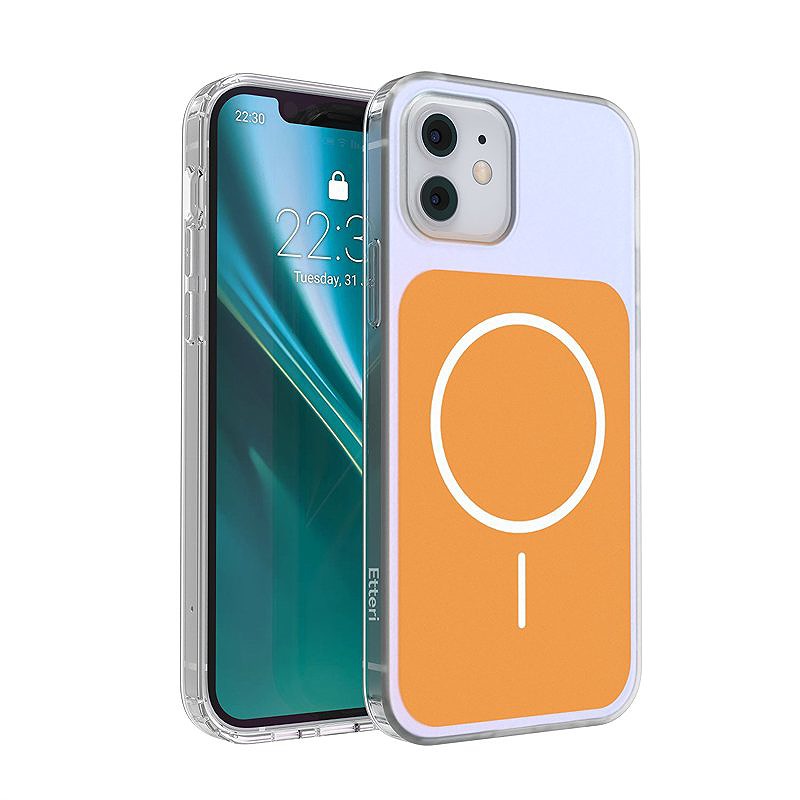 Etteri Hidden Pearl case for iPhone 12 / 12 Pro 6,1'' orange