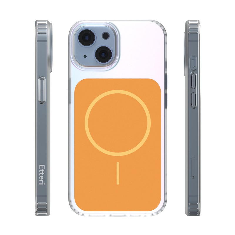 Etteri Hidden Pearl case for iPhone 13 6,1" orange - Billede 2