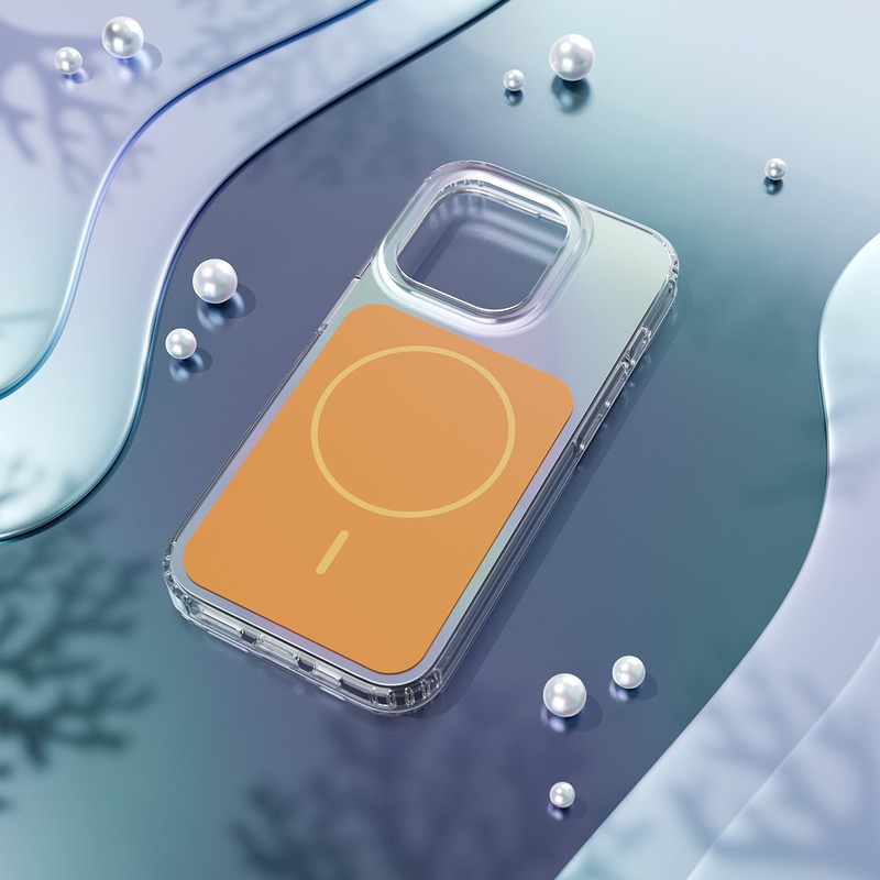 Etteri Hidden Pearl case for iPhone 15 Pro 6,1" orange - Billede 4