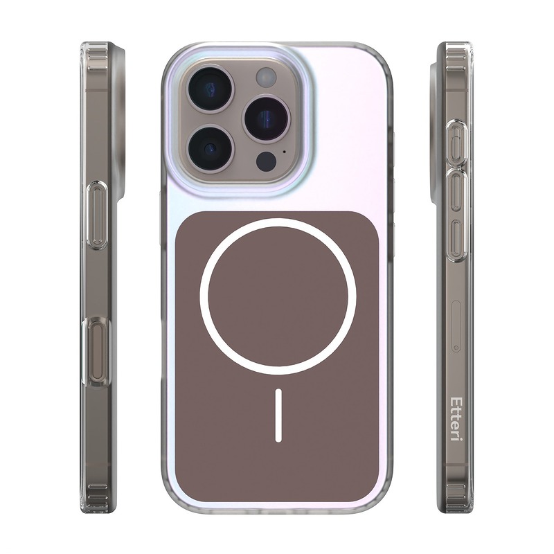 Etteri Hidden Pearl case for iPhone 16 Pro 6,3" brown - Billede 3