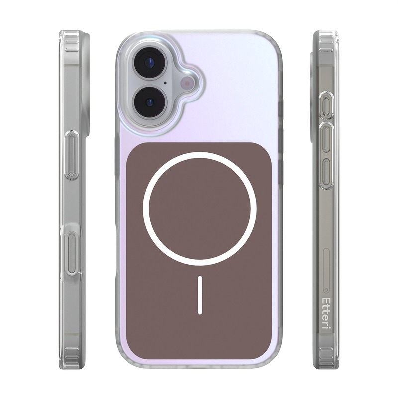 Etteri Hidden Pearl case for iPhone 17 6,3" brown - Billede 3