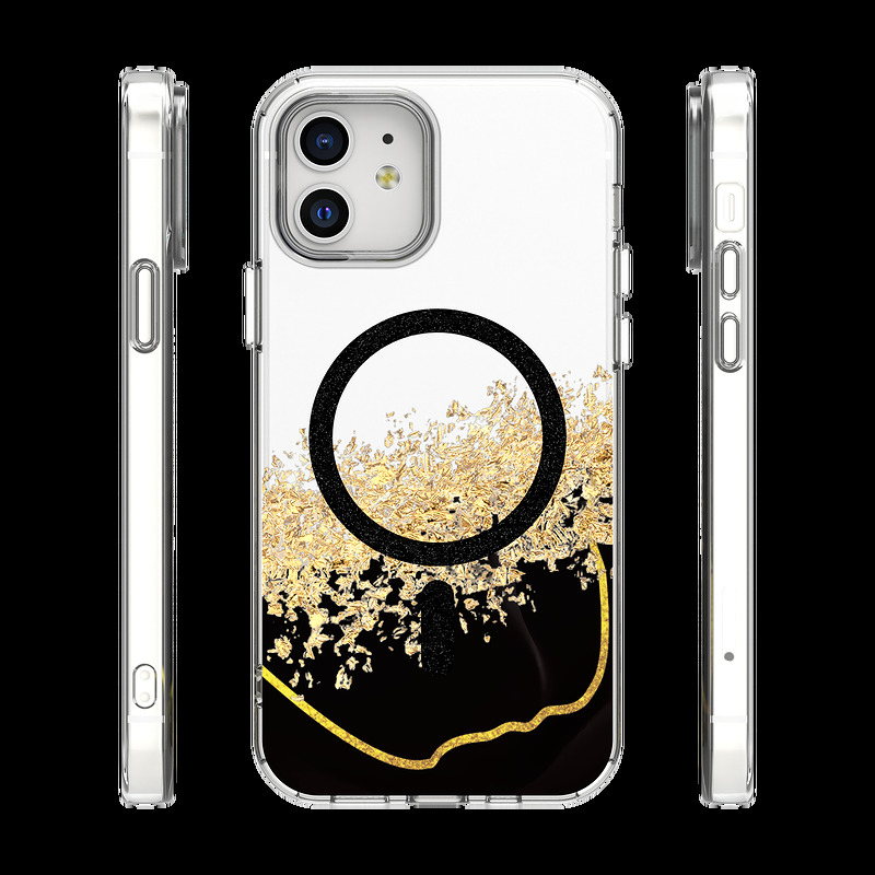 Epoxy Mag case for iPhone 12 / 12 Pro 6,1" black - Billede 2