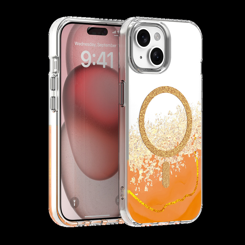 Epoxy Mag case for iPhone 13 / 14 6,1" orange