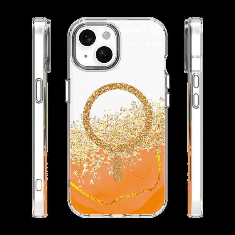 Epoxy Mag case for iPhone 13 / 14 6,1" orange - Billede 2