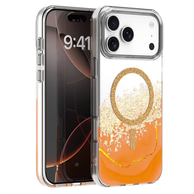 Epoxy Mag case for iPhone 17 Pro 6,3'' orange