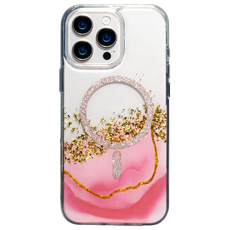 Epoxy Mag case for iPhone 13 / 14 6,1" pink - Billede 3