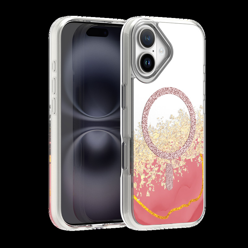 Epoxy Mag case for iPhone 17 6,3'' pink