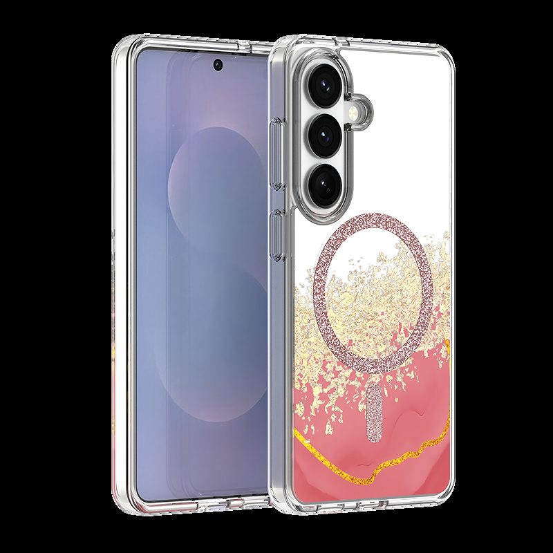 Epoxy Mag case for Samsung Galaxy S24 / S25 pink