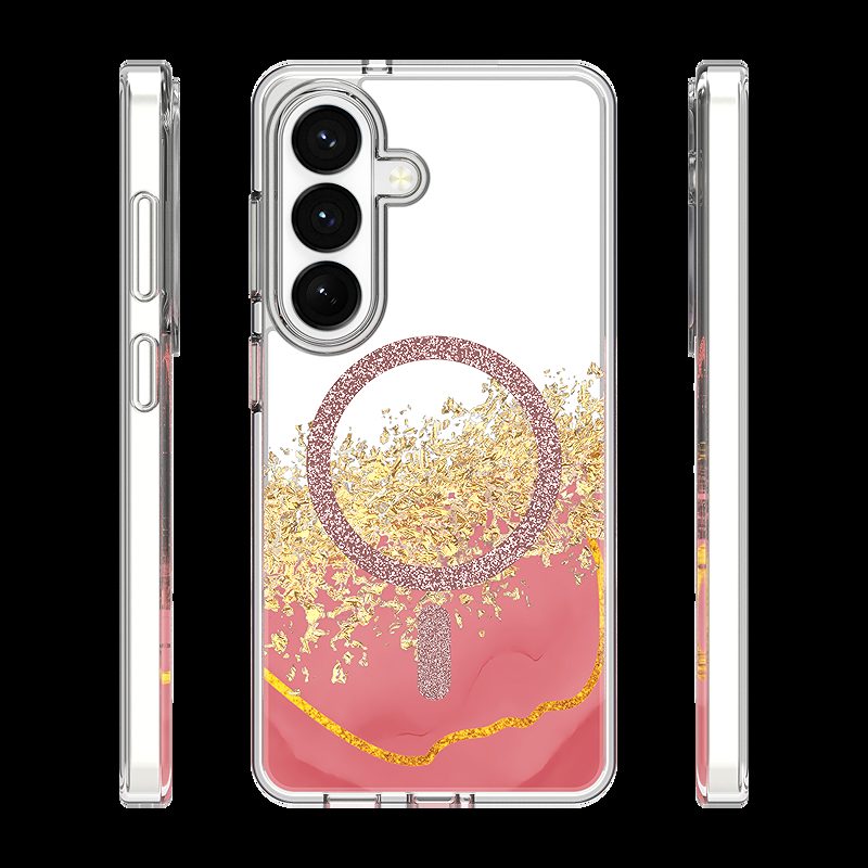 Epoxy Mag case for Samsung Galaxy S24 / S25 pink - Billede 2