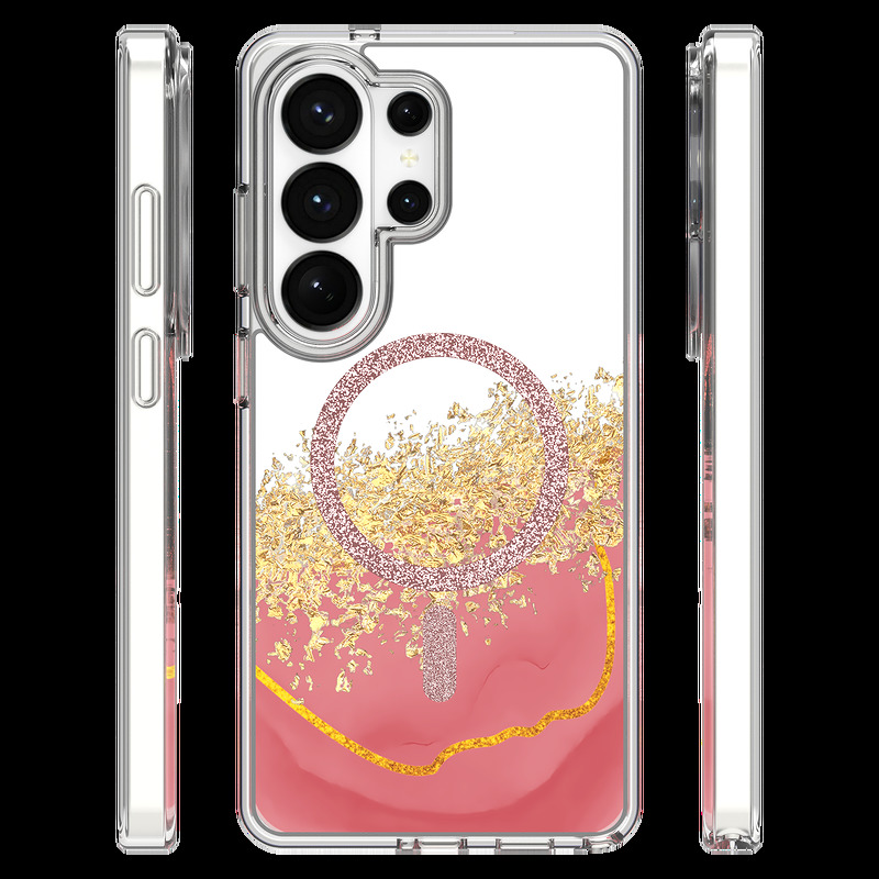 Epoxy Mag case for Samsung Galaxy S25 Ultra pink - Billede 2