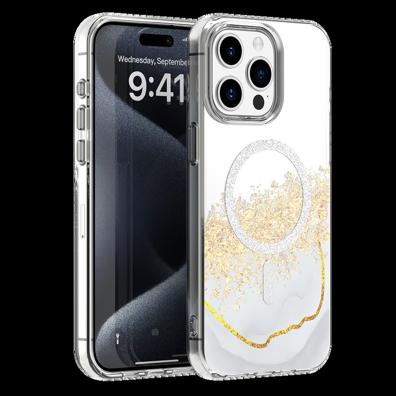 Epoxy Mag case for iPhone 15 Pro 6,1" white