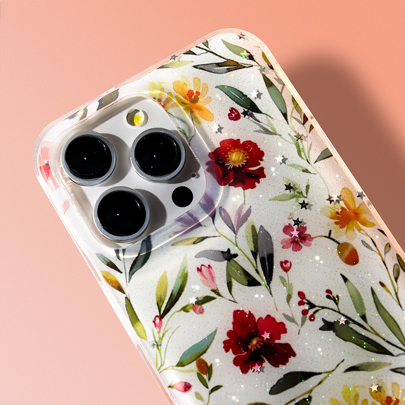 Glow Glam case for Samsung Galaxy A37 5G white - Billede 5