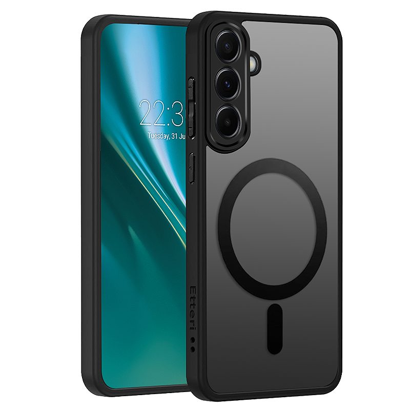 Etteri Matt Mag case for Samsung Galaxy A57 5G black