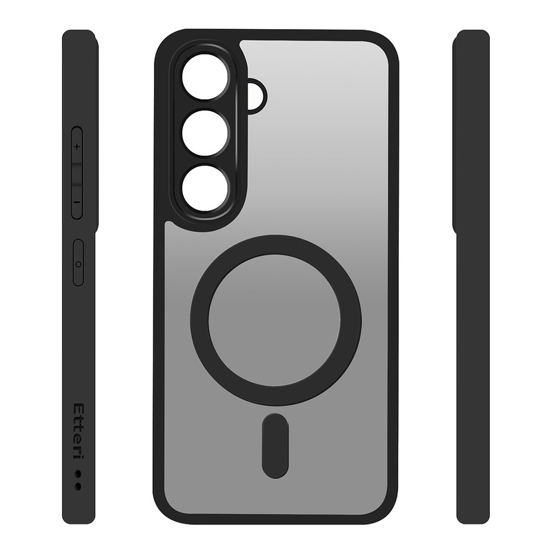 Etteri Matt Mag case for Samsung Galaxy A57 5G black - Billede 3
