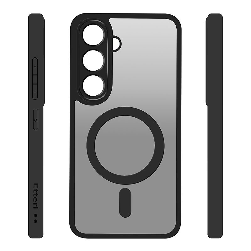 Etteri Matt Mag case for Samsung Galaxy S26 black - Billede 3