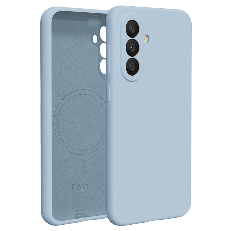 Etteri Silicone Mag case for Samsung Galaxy A57 5G light blue