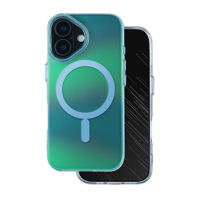 Tecto Shield Aurora case for iPhone 16 6,1" blue