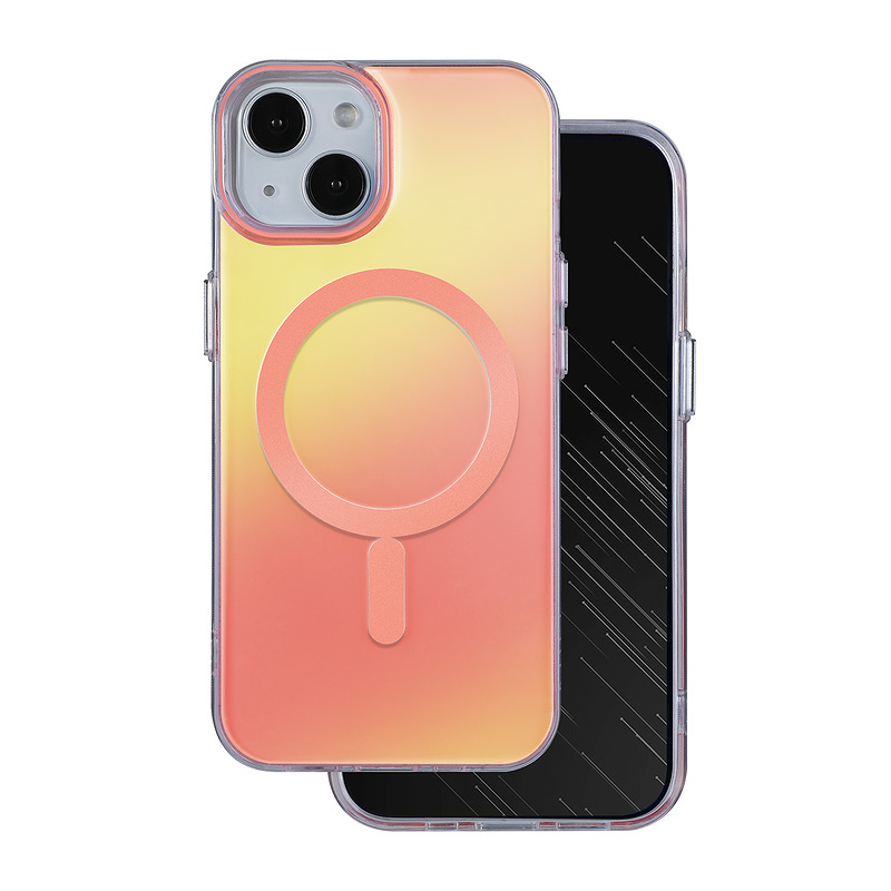 Tecto Shield Aurora case for iPhone 15 6,1" pink